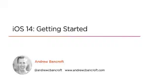 iOS 14: Getting Started course title screen