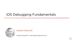 iOS Debugging Fundamentals course title screen
